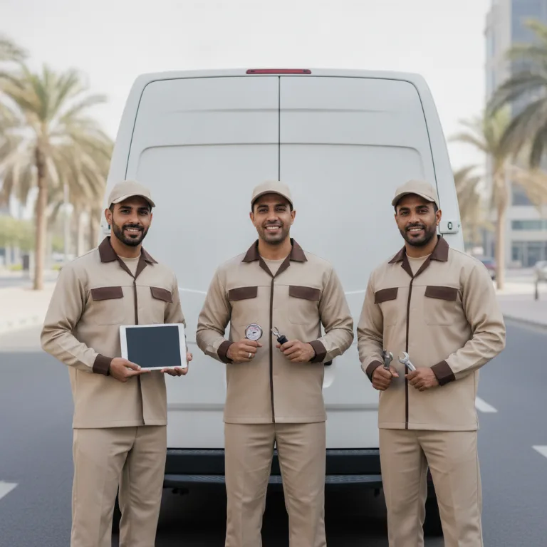 Chauffeur team in Dubai Investments Park